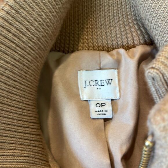 J.Crew tan wool village jacket size 0p - Picture 7 of 12